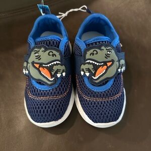 Carter's | Toddler Boy Blue Mesh Dinosaur Sneakers | Size 7